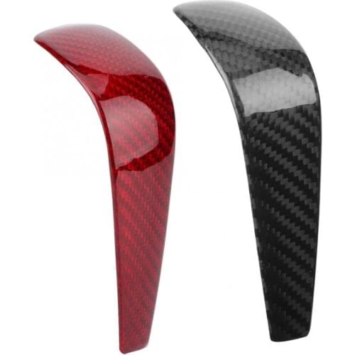 Carbon Fiber Gear Shift Knob Head Cover Sticker Fit for 1/3 Series / X1 E90 E92 E93 E87 car styling