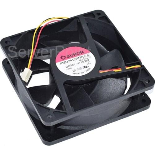 Genuine New PMD2412PMB1-A DC24V 18.2W Three Lines Cooling Fan