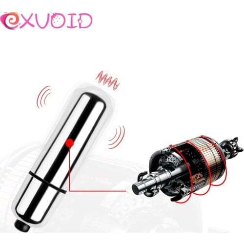 EXVOID Strong Bullet Vibrator G-Spot Massager Sex Toys for Women Vibrators for Woman Dildo Vibrators for Woman Adult Products