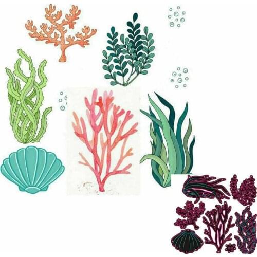 Die Cuts Seaweed Metal Cutting Dies Scrapbook Album Embossing Card Making Crafts