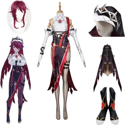 Genshin Impact Rosaria Cosplay Costume Game Suit Dress Uniform Costumes For Women Outfit Cosplay Halloween Rosaria Cosplay