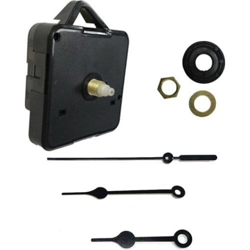 1 set DIY Clock Black Quartz Watch 13mm shaft Wall Clock Movement Mechanism Parts Repair Replacement Essential Accessories