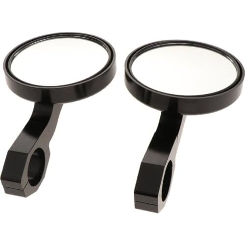 1 Pair 1.75 Inch Round Side Rear View Mirrors For Polaris RZR Ranger 900 XP4
