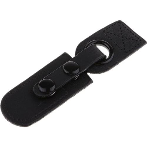 1 Pair PU Leather Toggle Snap Button for Coat Jacket Duffle Clothes Decor