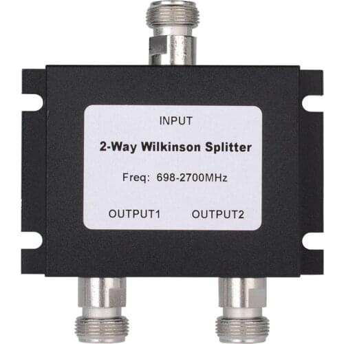2 Way N Power Splitter Microstrip 698-2700MHZ N Female Power Divider Signal Cable VHF UHF Splitter
