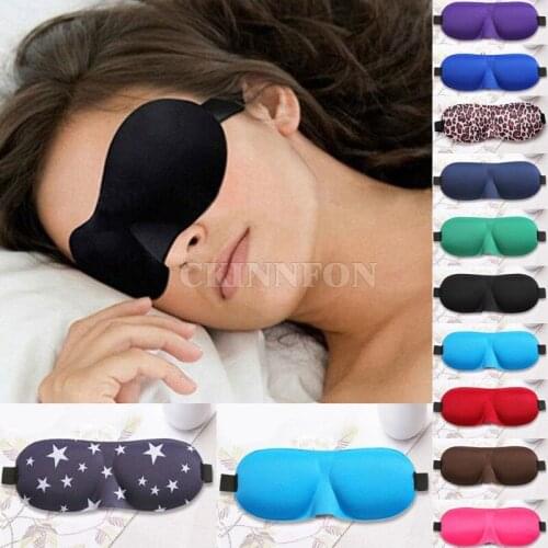 250Pcs/Lot 3D Eye Mask Soft Nap Cover Blindfold Sleeping Eye Shade Blinder Eye Patch Sleep Goggles for Travel