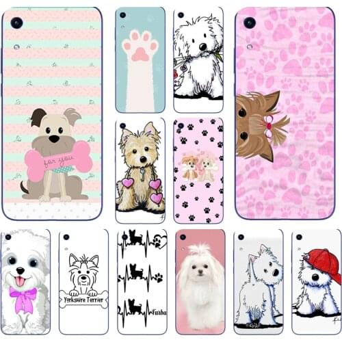 80 yorkshire terrier dog puppy Silicone TPU Protective Cover Phone Case On Case For Huawei Y5 Y6 Y7 Prime 2019 Case Soft