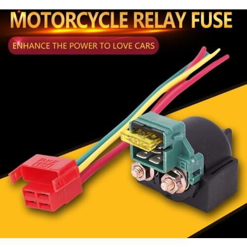 Motorcycle electrical parts Igniter key switch starter solenoid Relay with Plug for HONDA Steed 400 600 VT250 MC19 CBR250