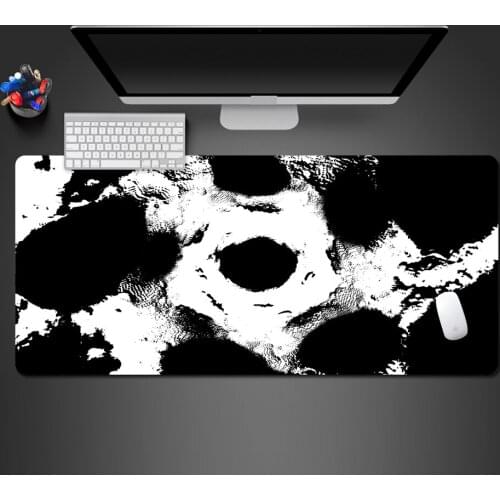 Cool Abstract Black And White Mouse Pad High Quality Rubber Washable PC Game Mousepad Computer Mouse Desk Mats Best Gifts