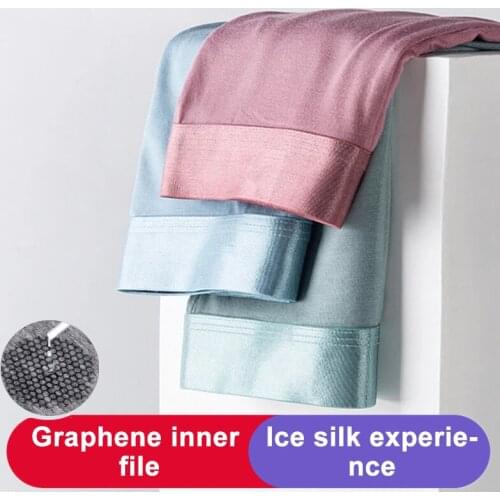 Men Underwear Cotton Boxers Man Breathable Silk Panties Solid Shorts Brand Underpants Men Boxer for Family Sexy Mens Underwear