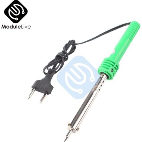 AC 220V-240V Soldering Iron 60W Electric Soldering Iron Welding Turning Tool EU Plug Random Color for Clock Repair Electronics