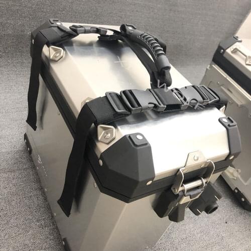 Applicable to BMW R 1250GS ADV Benali 502X Suzuki Dl650 Dl250 Universal Aluminum Alloy Trunk Handle Quick Release Handle Rope