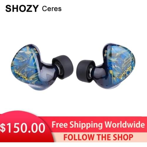 Shozy Ceres Hybrid Technology In Ear HIFI Wired Music Earphones 2 Way Frequency Division Gaming Headphones Detachable Cable