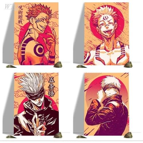 Ryomen Sukuna Canvas Painting Jujutsu Kaisen Poster Anime Posters Wall Decor Posters Wall Art Picture Room Decor Home Decor