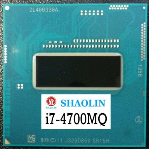 I7-4700MQ i7 4700MQ SR15H 2.4GHz Quad-Core Eight-Thread CPU Processor 6M 47W Socket G3/rPGA946B Original SHAOLIN Official Versio