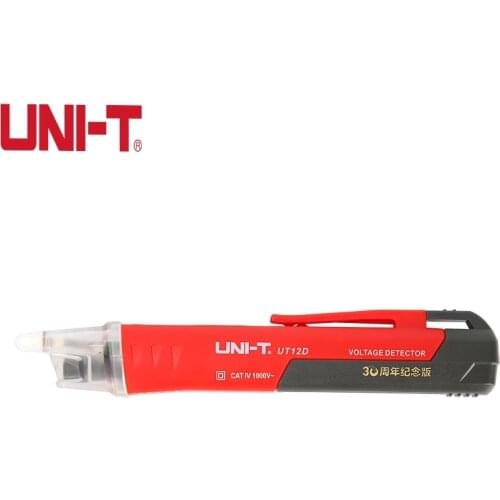 UNI-T UT12A UT12B UT12C UT12D AC Voltage Detector / Beep Tip / Flash Tip / Auto Power Off / Vibration Tip / AC 90V ~ 1000V