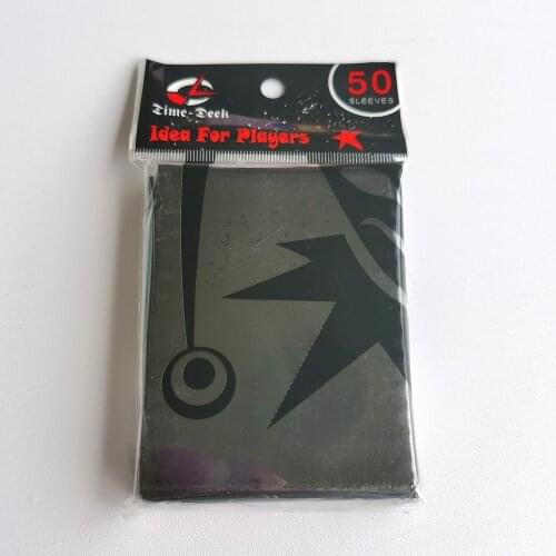 50PCS/Lot Acid Free Black Time Walker Deck Protector Cards Sleeve Deck Protector for MGTagical/PKM/STAR REALMS 66x93mm