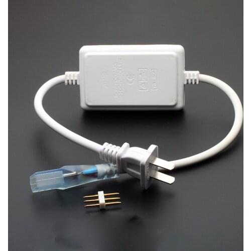 10pcs Led three - wire patch dimming controller lamp three-core monochromatic jump power plug color static change LED Lamp