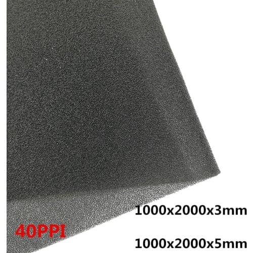 1000mm*2000mm*3mm cabinet chassis dust-proof cotton dust filter sponge air filter cotton 3 mm thick medium hole