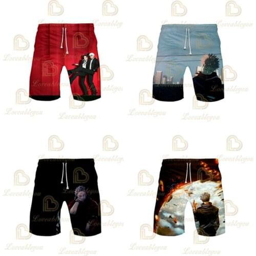 2021 3D Boys Pants Childrens Clothing Boys Clothes Japan Anime Kids Beach Shorts Summer Men Pantalones