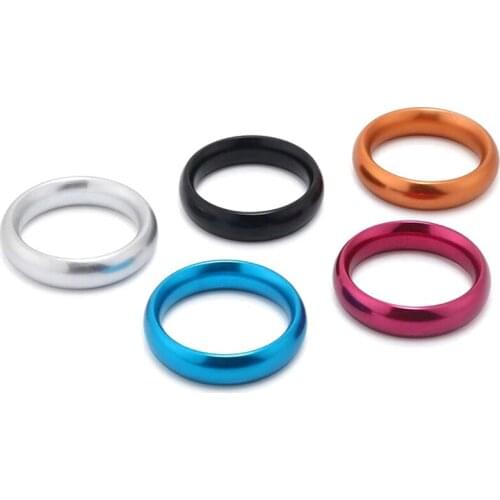 5 colors Metal Glans Ring Penis Male Chastity Lock Ring Sex Toys For Men Cock Ring Delay Ejaculation Male Masturbator Dick Ring