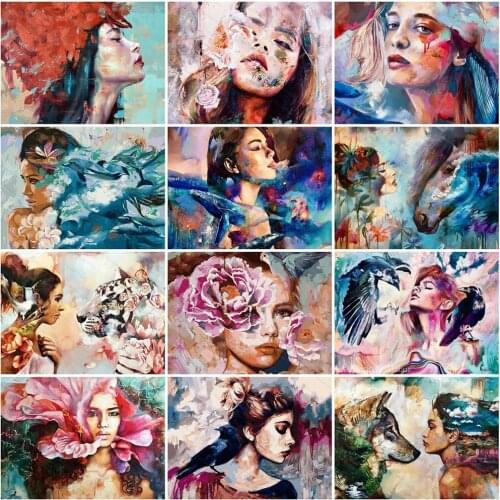 5D DIY Diamond Painting Full Diamond Girl Diamond Mosaic Embroidery Art Painting Crafts Home Decoration Gift Diamond Painting