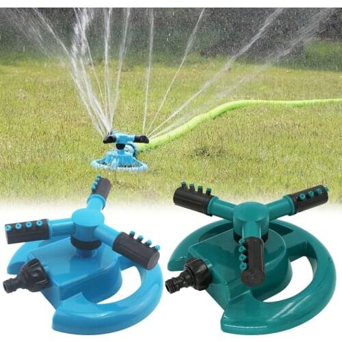 360 Degree Automatic Garden Sprinklers Watering Grass Lawn Rotary Nozzle Rotating Water Sprinkler System Garden Supplies