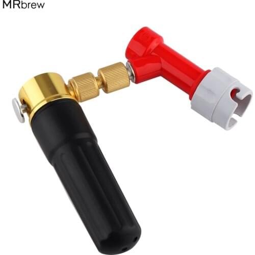 Co2 Keg Charger With Gas Pin Lock Fitting HomeBrew Beer For Party Kegs Portable Bar Tools Quick Connector