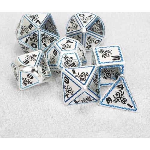 D20 dnd dice Polyhedral Metal Dice dnd dice metal dnd gift dice dungeon and dragon board game dice rpg metal dice color dice