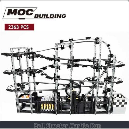 Ball Shooter Marble Run Childrens gift toy education model science educational gift MOC building block creative building block