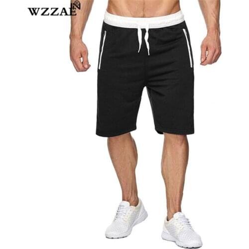 Men 2019 Summer New Loose Cotton Shorts Man Gyms Fitness Knee Length Sweatpants Male Jogger Workout Crossfit Brand Short Pants