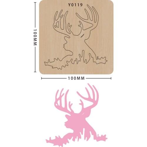 Die Cut Molds Diy Animal Cutting Knife Mould Elk Scapbooking Suitable For Sizzix Big Shot Machines