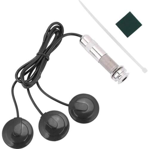 Guitar Pickup 3x Piezo Pickup Transducer for Acoustic Guitar Ukulele Mandolin Instruments