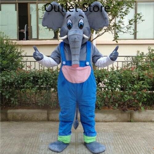Halloween Cartoon Elephant Cosplay Mascot Costume Party Game Dress Xmas Carnival Birthday Party Advertising Opening Carnival