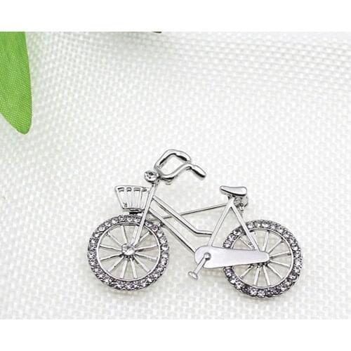 Cool Bike Brooches For Women Girls Small Bicycle Model Brooch Pins Scarf Buckle Suit Garment Accessory