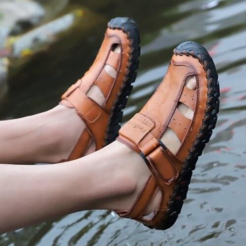 Summer Casual Shoes Summer Sandals Men Shoes Mens Sommer Schuhe Herren Flip Flops Mens Slippers Sneakers Breathable