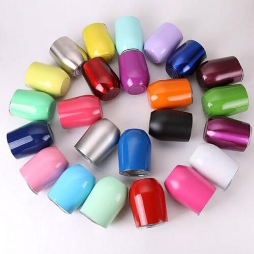 Fashion Novelty Stainless Steel Thermal Insulated Mug Egg-shape Cup Drink Coffee Gift