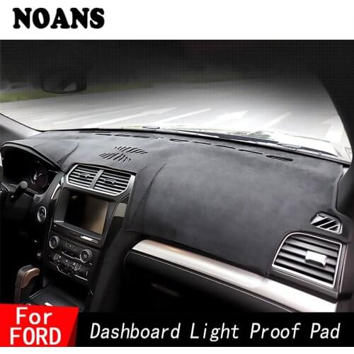 NOANS For Ford Mondeo Focus 2 MK2 MK3 MK4 Focus ST RS High Mach Kuga Dashmat Dashboard Cover Sun Shade Car Styling Accessories
