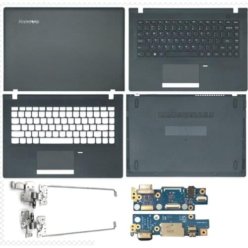 New LCD Back Cover/Palmrest/Bottom Case /VGA Audio Board Laptop For Lenovo E31 E31-70 E31-80 Series Black