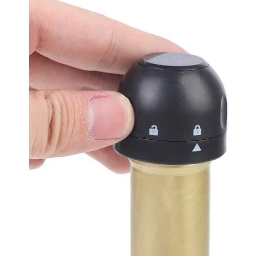 Silicone Seal Champagne Stopper Vacuum Wine Bottle Cap Sealer Fresh Wine Keeper