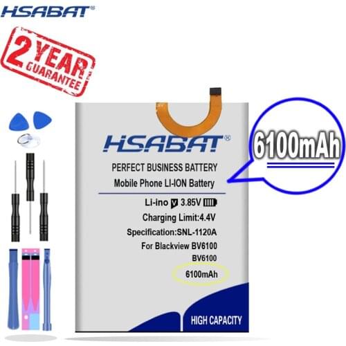New Arrival [ HSABAT ] 6100mAh 457094P Replacement Battery for Blackview BV6100