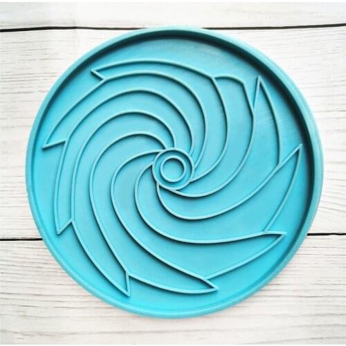 Tornado Coaster Epoxy Resin Mold Cup Mat Mug Pad Silicone Mould DIY Crafts Tool T21F