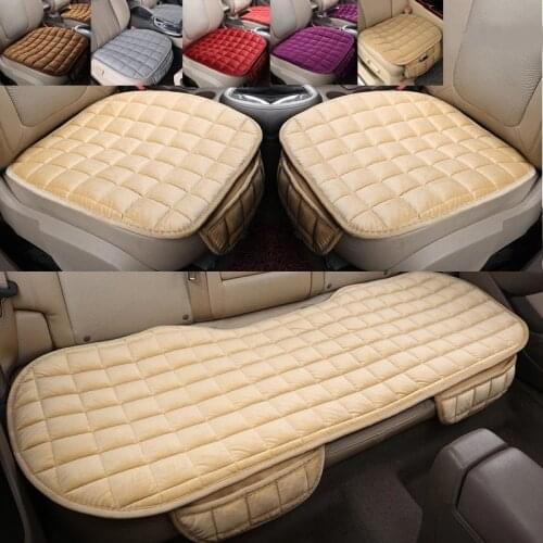 Universal Winter Warm Car Seat Cover Cushion Anti-slip Front Chair Seat Breathable Pad Car Seat Protector Seat Covers for Cars