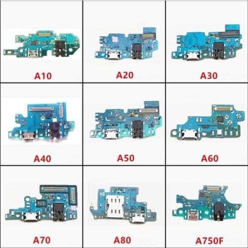 USB Charging Port Connector Board Plug Flex Cable For Samsung Galaxy A10 A20 A30 A40 A50 A60 A70 A10S A20S A30S A40S A50S M10