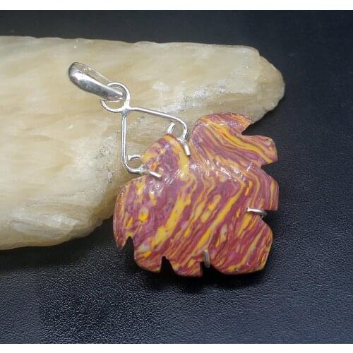 Gemstonefactory Jewelry Big Promotion 925 Silver Gorgeous Unique Pretty Jasper Women Ladies Gifts Necklace Pendant 1293