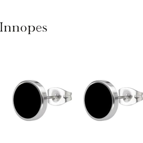 BTS Kpop Small Golden Round Stud Earrings Stainless Steel Unisex Hip Hop Man Earing Women Jewelry 2020 Jewelry Vintage Wholesale