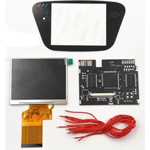 3.5inch Full Display LCD Screen Highlight Screen for Sega Game Gear GG Game Console LCD Display Screen Modification Kit