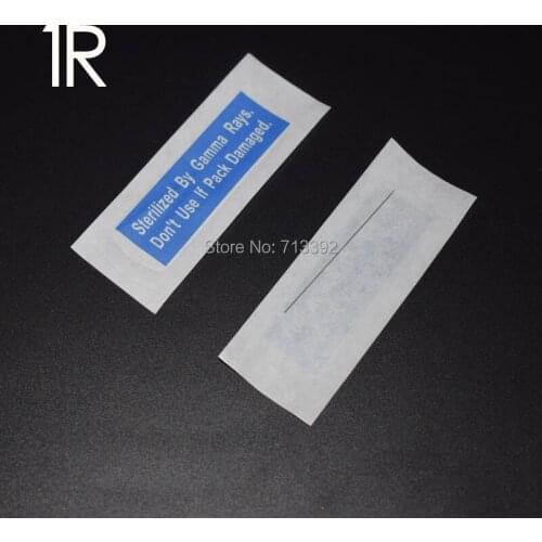 0.4MM- 1R *100pcs Permanent Makeup Eyebrow Needles Eyebrow Lips Needles