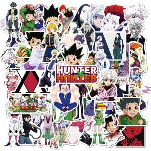 10/30/50pcs/pack Hunter X Hunter Anime Stickers Laptop Bicycle Guitar Skateboard Sticker Kid Graffiti Waterproof sticker gift