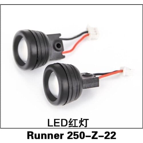2PCS/lot Original Walkera Runner 250 Spare Parts Red LED Light Runner 250-Z-22